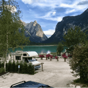 lago di Braies campeggio toblacher see