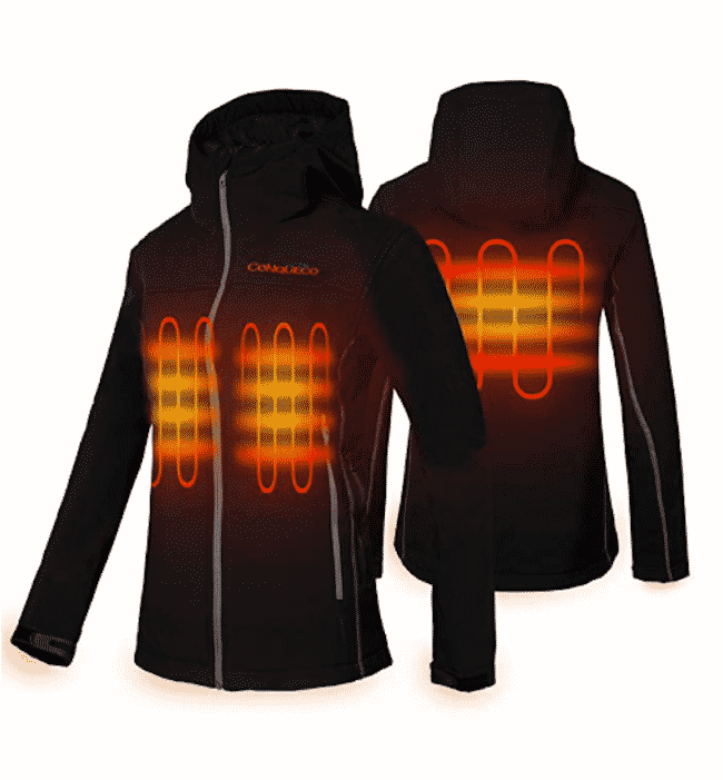 H&S Giacca riscaldante Uomo con 10000mAh Powerbank Abbigliamento Intelligente Abbigliamento in Cotone per Sport Invernali 